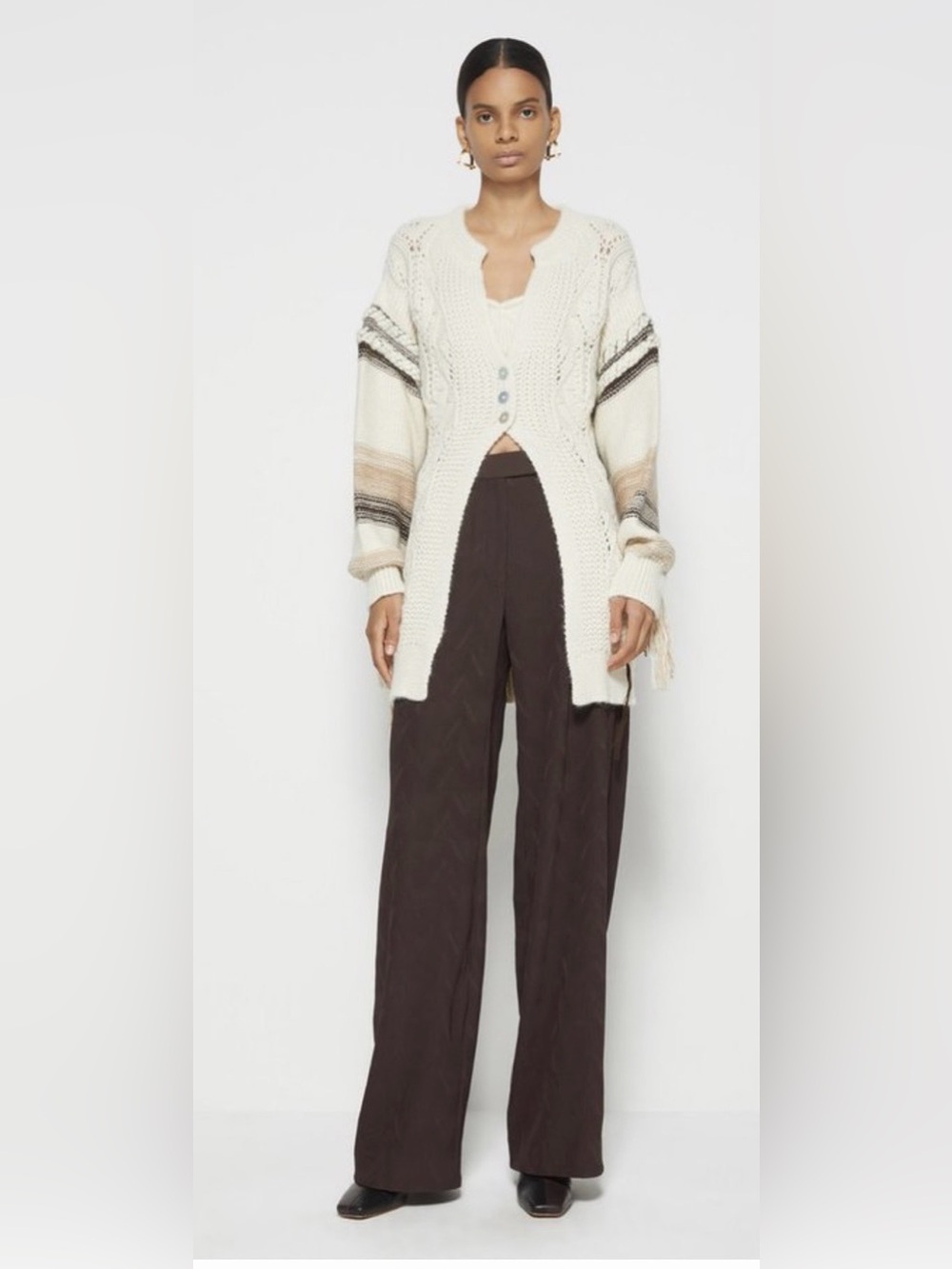 Jonathan Simkhai Julia Patchwork Cardigan